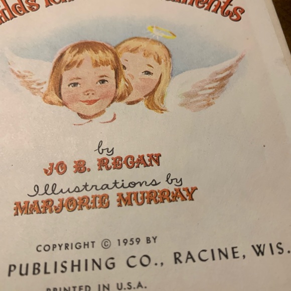 A Child's 10 Ten Commandments Book 1959 Tell-a-Tell - Picture 3 of 6